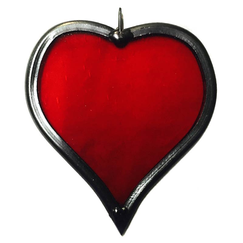 Glass Hangings | Stained Glass Heart